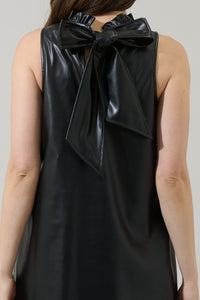 Polley Leather Benson Trapeze Mini Dress