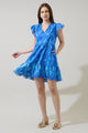 Carys Abstract Yodi Shift Mini Dress