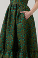 Aurra Jacquard Strapless Midi Dress