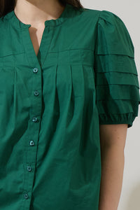 Court Button Down Top