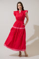 Solene Contrast Maxi Dress