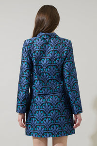 Aurra Jacquard Collared Jacket