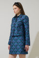 Aurra Jacquard Collared Jacket
