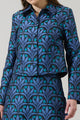 Aurra Jacquard Collared Jacket