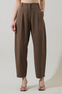 Vivienne Pleated Barrel Pants