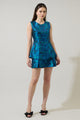 Farrah Jacquard Calera Mini Skirt