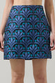 Aurra Jacquard A-line Mini Skirt