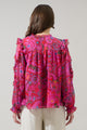 Anais Floral Raj Ruffle Balloon Sleeve