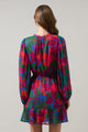 Kaeli Floral Paxton Balloon Sleeve Mini Dress