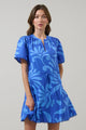 Emidora Floral Bouse Shift Mini Dress
