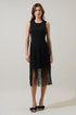 Ardena Sleeveless Fringe Midi Dress