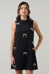 Pamelda Bow Shift Mini Dress
