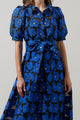 Midnight Rose Aveline Collared Maxi Dress