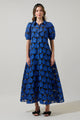 Midnight Rose Aveline Collared Maxi Dress