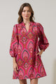 Azura Paisley Eira Poplin Mini Dress