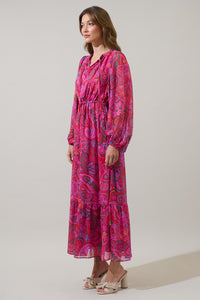 Anais Floral Mauder Balloon Maxi Dress