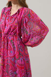 Anais Floral Mauder Balloon Maxi Dress