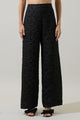 Arielle Jacquard Bern Wide Leg Pants