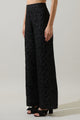 Arielle Jacquard Bern Wide Leg Pants