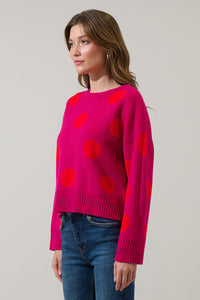 Yeti Polka Dot Sweater
