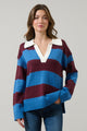 Runa Striped Collar Sweater