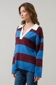 Runa Striped Collar Sweater
