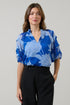 Seabloom Floral Terrie Ruffle Blouse