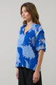 Seabloom Floral Terrie Ruffle Blouse