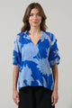 Seabloom Floral Terrie Ruffle Blouse