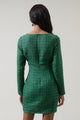 Haley Tweed Salome Button Down Mini Dress