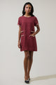 Haley Audrey Tweed Shift Mini Dress