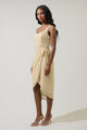 Aileen Sequin Beli Wrap Midi Dress