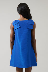 Alani Bow Trapeze Mini Dress