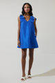 Alani Bow Trapeze Mini Dress