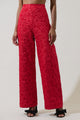 Arielle Jacquard Bern Wide Leg Pants
