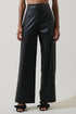 Anisa Leather Bern Wide Leg Pants