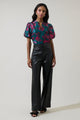 Anisa Leather Bern Wide Leg Pants
