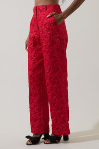 Arielle Jacquard Haiden High Waisted Pants