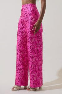 Harrington Jacquard Hestia Wide Leg Pants