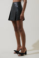 Anisa Leather Calera Mini Skirt