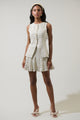 Gisella Tweed Zivy Flare Mini Skirt