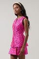 Harrington Jacquard Maize Sleeveless Top
