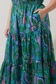 Vesper Geo Sunfire Tiered Midi Dress Curve