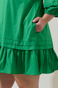 Velma Ruffle Shift Dress Curve