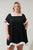 Gizelle Scallop Shift Mini Dress Curve