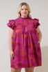 In the Jungle Lovel Shift Mini Dress Curve