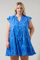 Carys Abstract Yodi Shift Mini Dress Curve