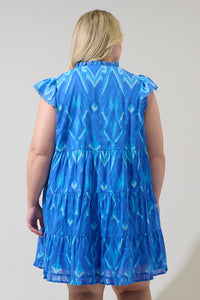 Carys Abstract Yodi Shift Mini Dress Curve