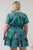 Vesper Geo Aylin Smocked Mini Dress Curve