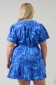 Emidora Floral Bouse Shift Mini Dress Curve